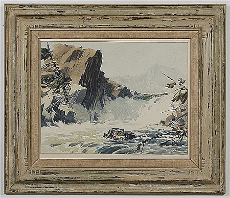 "The Falls" by Roy H Terry - Auction record, sale price, and art valuation. Compare with similar artists and explore comparable artworks.