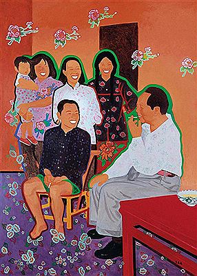 Chairman Mao in Discussion with the Peasants of Shaoshan