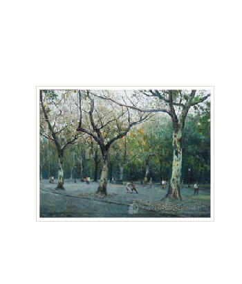 The Park At Dawn by Chudian Chen - Auction record, sale price, and art valuation. Compare with similar artists and explore comparable artworks.