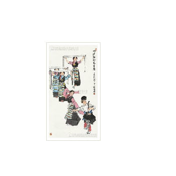 HADA FOR THE CHAIRMAN MAO hanging scroll