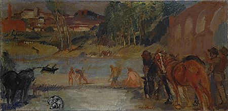 Il ponte a Fucecchio by Arturo Checchi - Auction record, sale price, and art valuation. Compare with similar artists and explore comparable artworks.