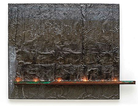 Sample artwork by Pier Paolo Calzolari (Born 1943), known for transformation theme sculpture and assemblage, found objects - View similar artists and auction records