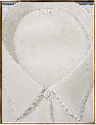 Shirt Collar Size by Domenico Gnoli - Auction record, sale price, and art valuation. Compare with similar artists and explore comparable artworks.