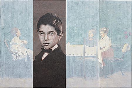Self-Portrait as a Child , 1989 (4 parts) by Y Z Kami - Auction record, sale price, and art valuation. Compare with similar artists and explore comparable artworks.