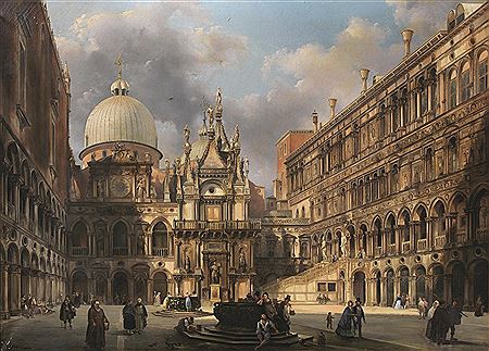 CORTILE DEL PALAZZO DUCALE DI VENEZIA