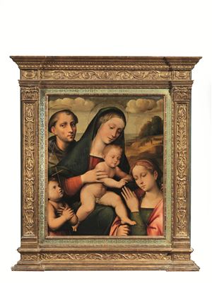 MATRIMONIO MISTICO DI SANTA CATERINA E I SANTI GIOVANNINO E FRANCESCO by Giacomo Francia - Auction record, sale price, and art valuation. Compare with similar artists and explore comparable artworks.