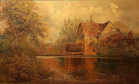 MILL ON THE WATER by George Parsons Norman - Auction record, sale price, and art valuation. Compare with similar artists and explore comparable artworks.