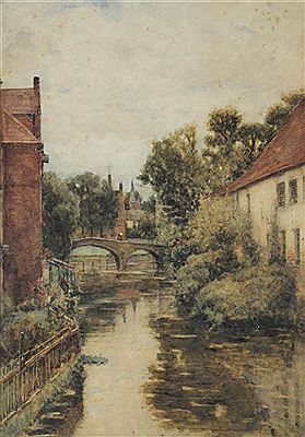 A QUIET CORNER OF BRUGES