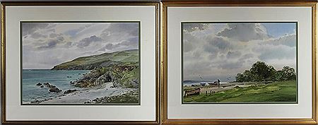 Sample artwork by Edward Ashton Cannell (1927 - 1994), known for marine, landscape and genre painting, design, illustration - View similar artists and auction records