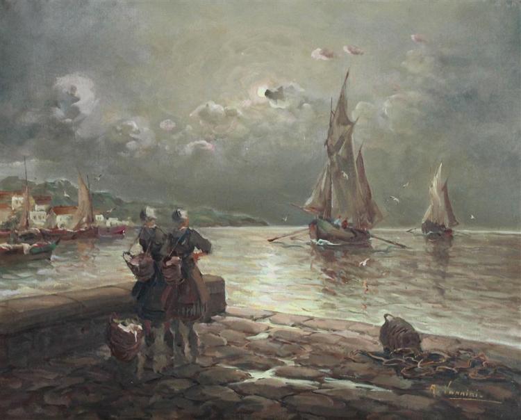 FISHERMAN ON THE DOCK