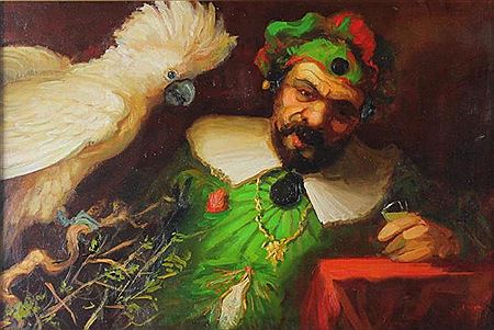 JESTER WITH BIRD