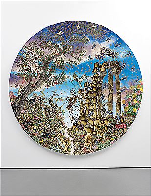 Arrival of the Horse King from the series Paradise Lost, 2011-2012 by Raqib Shaw - Auction record, sale price, and art valuation. Compare with similar artists and explore comparable artworks.