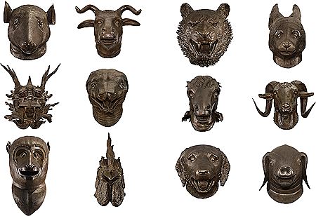 Circle of Animals / Zodiac Heads, 2010 (12)