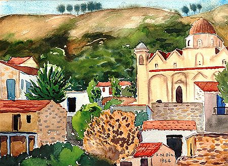 Kissonerga by Costas Economou - Auction record, sale price, and art valuation. Compare with similar artists and explore comparable artworks.