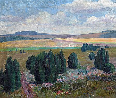 Landscape by Odysseus Fokas - Auction record, sale price, and art valuation. Compare with similar artists and explore comparable artworks.