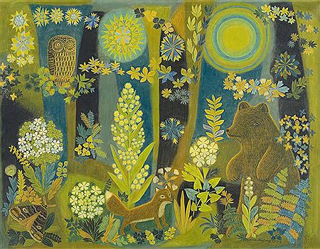 Die Tiere des Waldes, 1955/56 by Willi Hartung - Auction record, sale price, and art valuation. Compare with similar artists and explore comparable artworks.