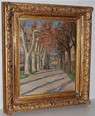 Vorfrühlingsallee bei Neuenburg by Jules Ami Courvoisier - Auction record, sale price, and art valuation. Compare with similar artists and explore comparable artworks.