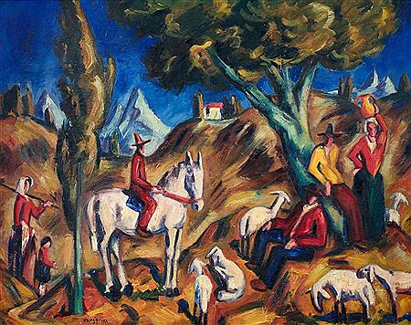 Sample artwork by Heinrich Herzig (1887 - 1964), known for painting - View similar artists and auction records