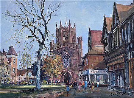 Sample artwork by Ivan Taylor (Born 1946), known for landscape painting - View similar artists and auction records