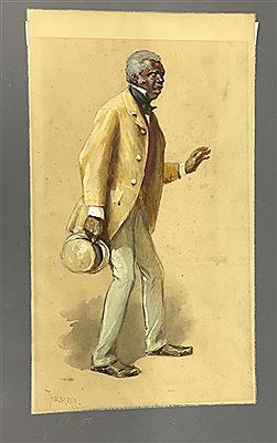 Illustration of an African American man