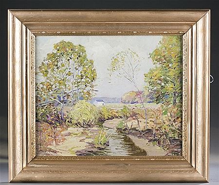 Meadow Stream in Autumn
