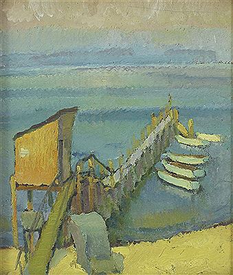 Boote am Anlegersteg