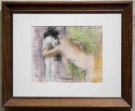 "Drying Her Hair"