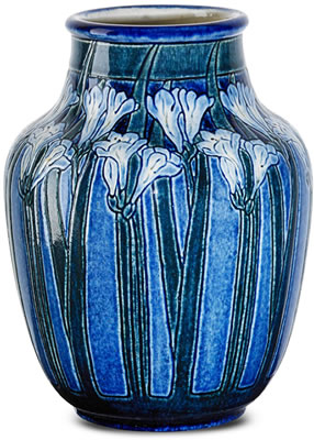 Vase with freesia