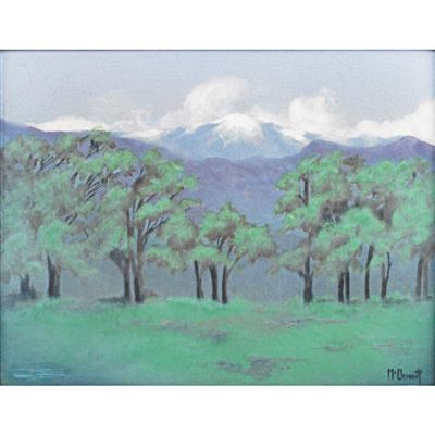 Snow-capped Rockies by Elizabeth Lee McDermott - Auction record, sale price, and art valuation. Compare with similar artists and explore comparable artworks.