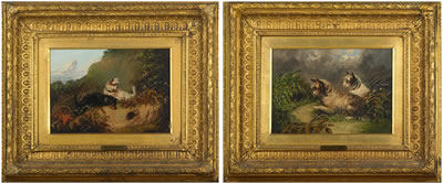 Two oils by J Langlois - Auction record, sale price, and art valuation. Compare with similar artists and explore comparable artworks.