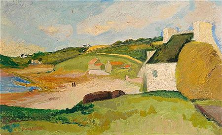 Maisons en bord de mer à Saint Samson