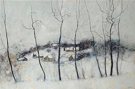 Lisière de forêt sous le neige by Bernard Gantner - Auction record, sale price, and art valuation. Compare with similar artists and explore comparable artworks.