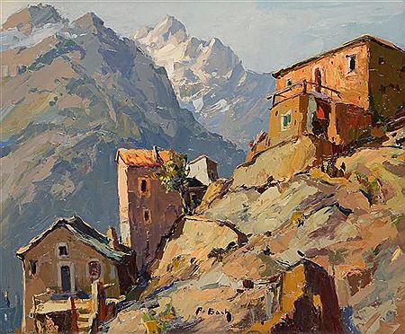 Corse, rue à Asco