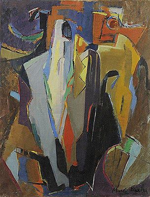Composition abstraite, 1954 by Nelly Marez-Darley - Auction record, sale price, and art valuation. Compare with similar artists and explore comparable artworks.