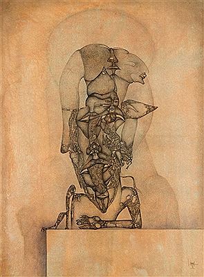 Composition surréaliste, 1970