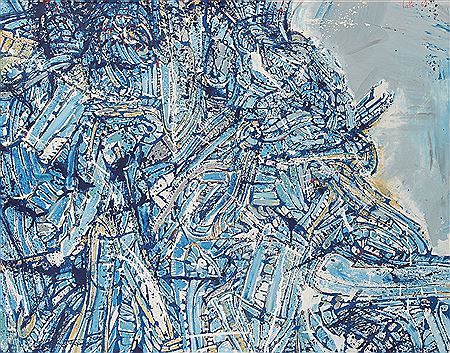 Blue-blue and gray, 1969