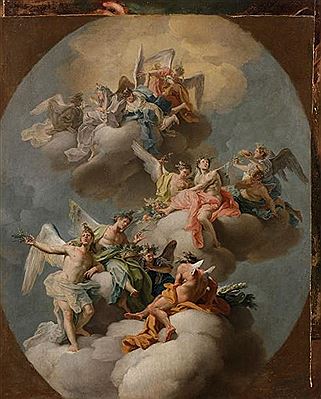 L'allégorie des saisons avec les signes du zodiaque