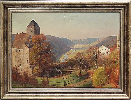 Herbstliche Ansicht vom Moseltal (?)