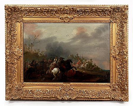 Choc de cavalerie by Pieter Meulener - Auction record, sale price, and art valuation. Compare with similar artists and explore comparable artworks.