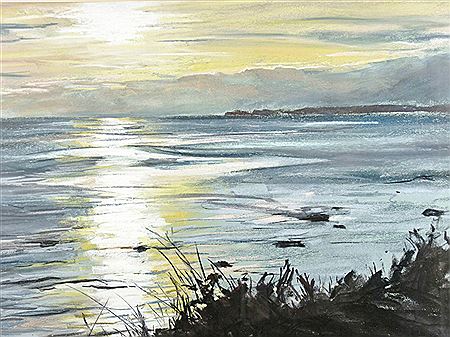 Sunset over Criccieth