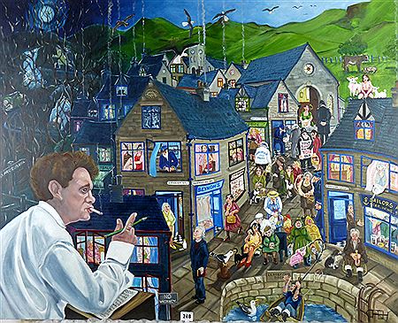 ‘Llareggub Dock’ by Carl Hodgson - Auction record, sale price, and art valuation. Compare with similar artists and explore comparable artworks.