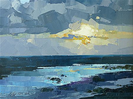 Sunset over Criccieth