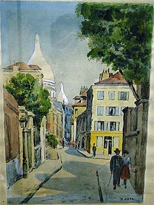 Montmartre by Maurice Assus - Auction record, sale price, and art valuation. Compare with similar artists and explore comparable artworks.