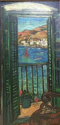 Fenêtre à Cadaqués, Espagne 1959