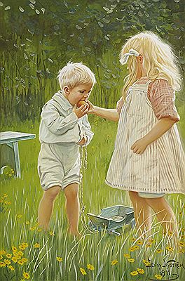 Sample artwork by Jenny Eugenia Nystrom (1854 - 1946), known for painting, illustration - View similar artists and auction records