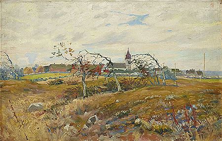 Fiskeläget Viken från land