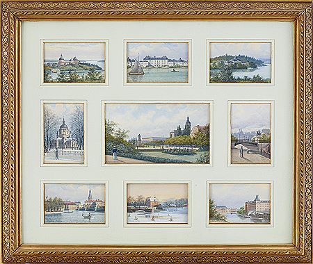Stockholmsmotiv samt slott by Fredrik Isberg - Auction record, sale price, and art valuation. Compare with similar artists and explore comparable artworks.