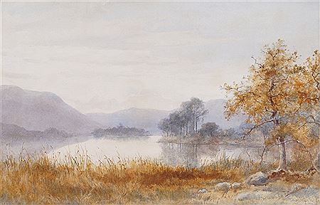 Lake and mountain landscape by Edward Arden - Auction record, sale price, and art valuation. Compare with similar artists and explore comparable artworks.