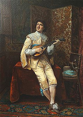 The mandolin player