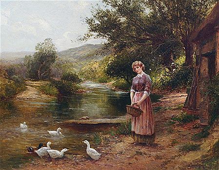 Feeding the ducks